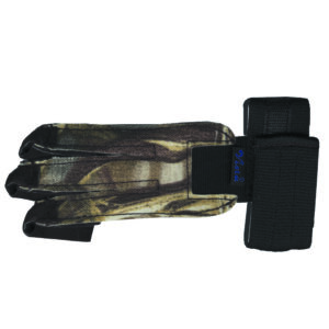 Vista Comfort Camouflage Shooting Glove Large ambidextrous mega-hide fingertips
