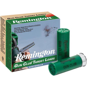 Box of Remington Gun Club 12 gauge target load shotgun shells, 1 oz #8 shot