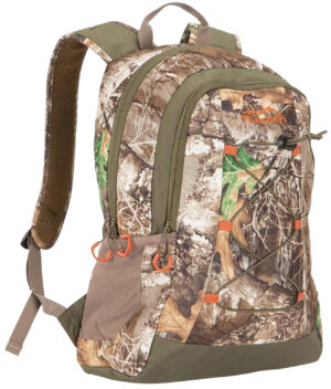 Allen Terrain Cape daypack in Realtree Edge camo with organizer pockets and hydration-ready feature