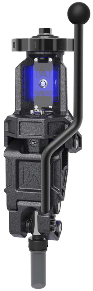 Frankford Arsenal Precision Turret Press with integrated LED lights and contained primer catch