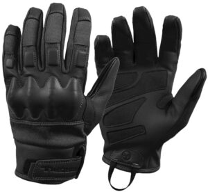 Magpul Breach Glove 2.0 large black pair with D30 knuckle protectors and goatskin palm