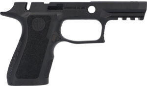 Sig Sauer black polymer grip module with manual safety for P320 family, 9/40/357