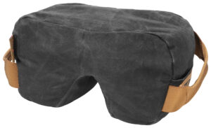 Birchwood Casey Steady-Shot Foxtrot large heavyweight rear shooting bag in black waxed canvas