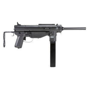 Umarex Legends M3 Grease Gun CO2 177 BB rifle side view with collapsible wire stock