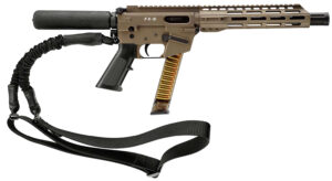 FREEDOM ORDNANCE FX9P10T-FDE 9mm 10in AR pistol FDE side view