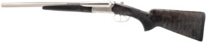 Heritage Badlander 12 GA 18.5 in nickel finish side-by-side shotgun with Turkish walnut stock