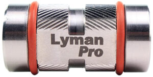 Lyman Pro Maximum Cartridge Gauge 9mm stainless steel gauge with O‑rings and flat sides