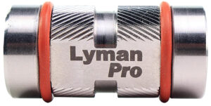 Lyman Pro Maximum Cartridge Gauge .45 ACP stainless steel with O-rings and anti-roll flats