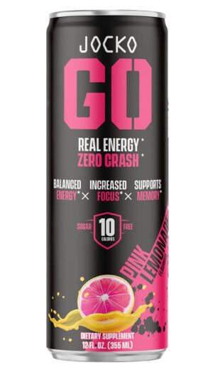 Jocko Fuel Pink Lemonade 12 oz cans 12-pack product image