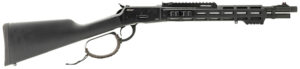 GForce Arms GFLVR357SXB .357 Magnum lever-action rifle in black, side view
