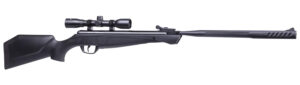 Crosman Shockwave .22 caliber black break-barrel air rifle with 4x32 scope