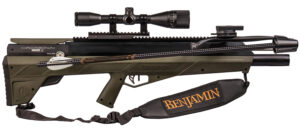 Benjamin Airbow M600 Kit .357 Pellet with CenterPoint 6x40mm AO scope and OD green stock