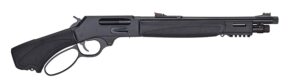 Henry H010GBLX4570 Bear's Leg 45-70 Gov 3+1 13.80" Blued Threaded Barrel, Blue Steel Drilled & Tapped Receiver, Black Synthetic Fixed w/Pistol Grip Stock