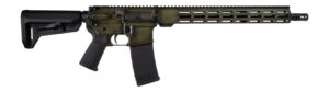 SHARK COAST TACTICAL 300-044-1000-14 5.56 NATO 16-inch AR rifle, green distressed Cerakote, Magpul MOE SL