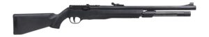 JTS AirStryke .22 PCP air rifle black synthetic stock 19 inch barrel side view
