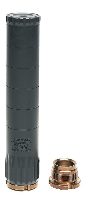 Lantac Usa 01-SUP-MSPEC22S M-Spec  22LR Black Aluminum 1/2"x28