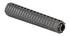 Luth-AR HG-A2 12-inch rifle length A2 handguard in black, two-piece round style for AR-15