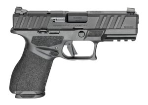 Springfield Echelon Alpha 4.0C 9mm pistol with black Melonite slide, optic-ready cut, and textured black polymer frame