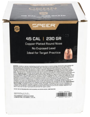 Speer 4714 copper-plated .45 caliber handgun bullets 500 per box product image