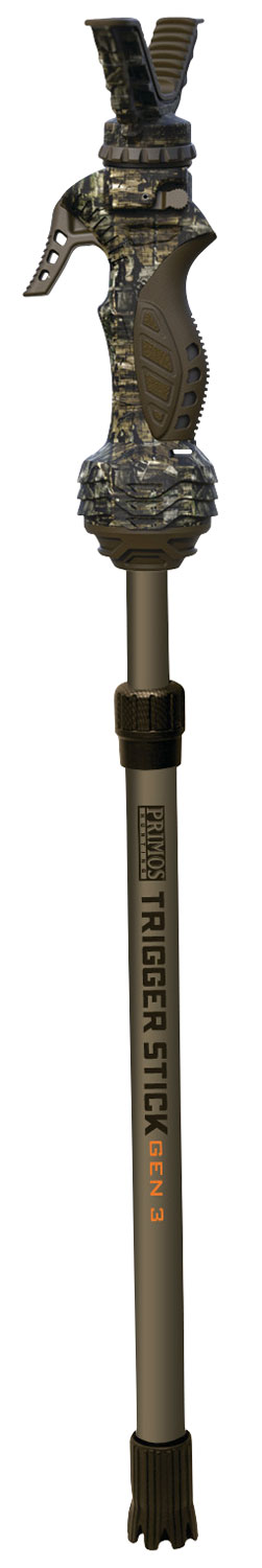 Primos Trigger Stick Gen3 monopod 21-30 in shooting rest with quick-detach yoke