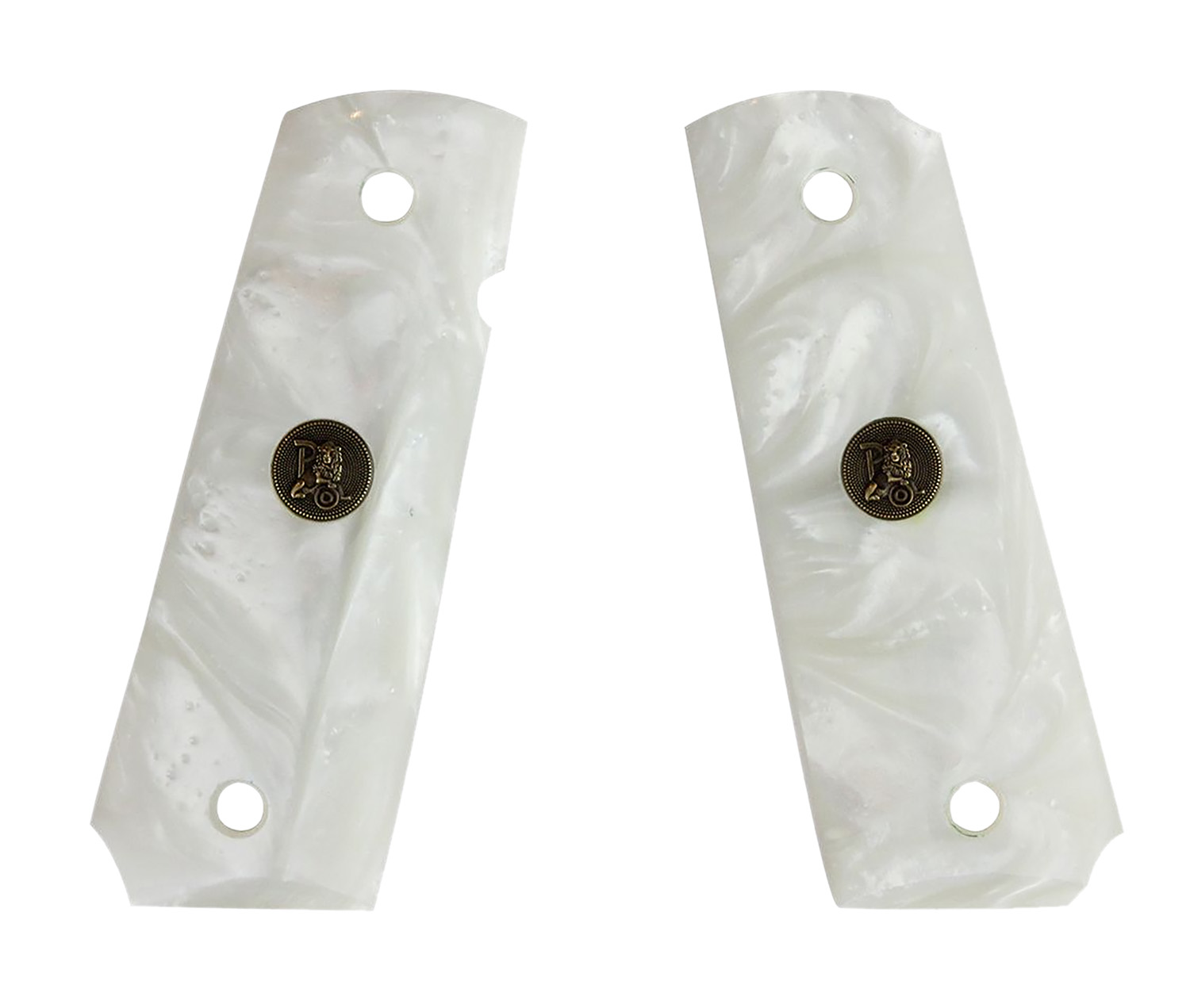 Pachmayr White Pearl 1911 Grips | Custom Series 62001