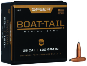Speer 1410 .25 Cal .257 120 gr JSPBT bullets 100 per box