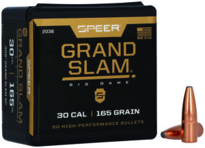 Speer 2038 Grand Slam .308 165gr Soft Point bullets, 50 per box