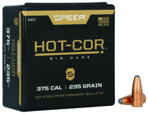 Speer Hot-Cor .375 cal 235 gr Semi-Spitzer Soft Point bullets box of 50