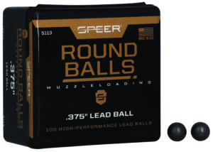 Speer Muzzleloader Lead Round Balls .375 Diameter 79 gr 100 count box