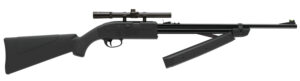 Crosman Legacy 1000 .177 air rifle with 4x15mm scope and black synthetic stock