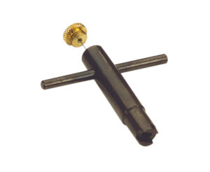 Traditions Deluxe Nipple Wrench hardened steel with brass end cap and nipple pick