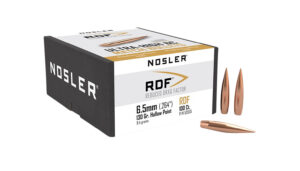 Nosler RDF 6.5mm .264 130gr HPBT match bullets, 100/box