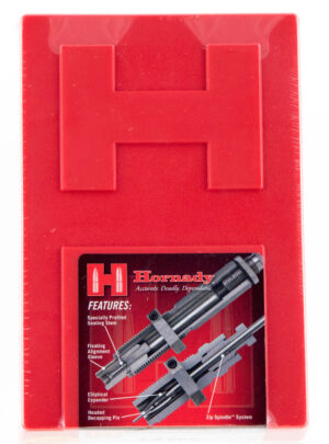 Hornady two-die rifle die set for 6.5 PRC, steel sizing die and bullet seater