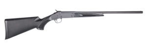 Stevens 19202 301 Compact 410 Gauge Break Open 3" 1rd 22" Matte Black Single Shot Barrel, Matte Black Carbon Steel Receiver, Fixed Matte Black Synthetic Stock, Ambidextrous