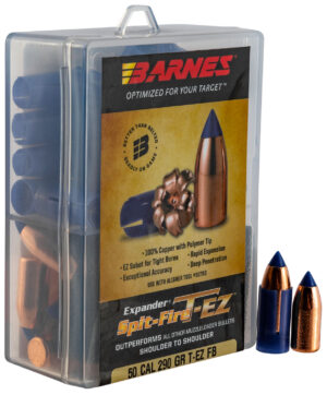 Barnes SpitFire T-EZ .50 cal 290gr muzzleloader bullets with sabot, 24/box