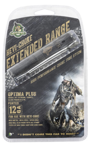 HEVI-Shot Hevi-Choke Optima Plus ported choke tube for 12 Gauge, 17-4 stainless, black finish