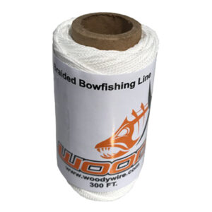 Woody Wire 300 ft bowfishing braided line 200 lb fast flight