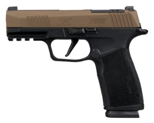 SIG Sauer P365 XMacro Freedom Bronze 9mm pistol with bronze Cerakote slide and FREEDOM engraving