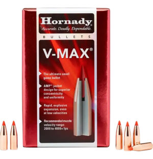 Hornady V-MAX 7mm .284 120 gr bullets, 100 per box