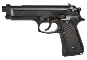 Daisy PowerLine 340 .177 BB spring air pistol with black checkered polymer grips