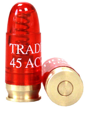 Traditions ASA45 .45 ACP snap caps plastic brass base red