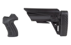 ATI Outdoors Tactlite shotgun stock and X2 grip, black, fits Mossberg 590R