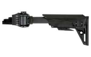 ATI Outdoors Strikeforce black side-folding AK stock with adjustable cheekrest and Picatinny rails