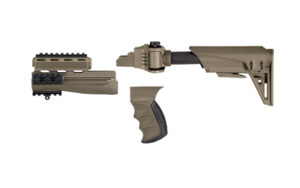 ATI Outdoors S-Force Flat Dark Earth AK-47 stock kit with side-folding stock and handguards