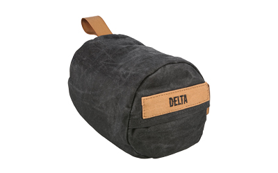 Birchwood Casey SteadyShot Delta Bag Heavyweight black waxed canvas shooting rest