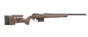 Bergara B-14 HMR .22 Creedmoor bolt-action rifle with adjustable mini-chassis and threaded barrel