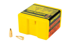 Berger .224 40gr flat base varmint bullets - 100 count box