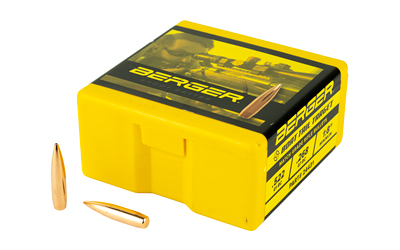 Berger Match Grade 6mm .243 108gr Boat Tail Target Bullets, 100 per box