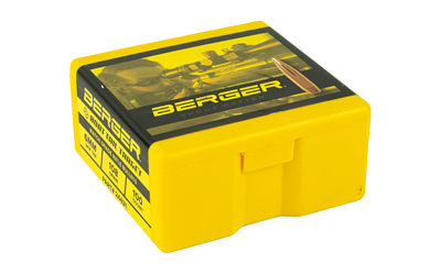 Berger Match Grade 6mm .243 108gr Boat Tail Target Bullets, 100 per box