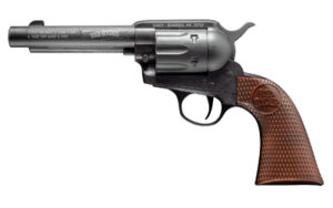 Daisy Red Ryder CO2 BB revolver, black finish, 18-BB reservoir